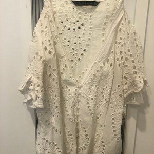 Crochet Button Up Blouse